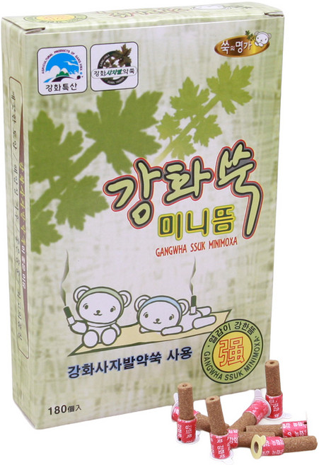 강화쑥미니뜸 열감 강 2박스(180개입), 강화쑥미니뜸-강