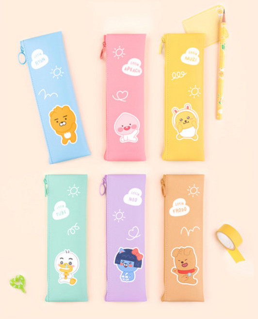 카카오프렌즈 리틀프렌즈 미니 플랫 펜케이스, 라이언