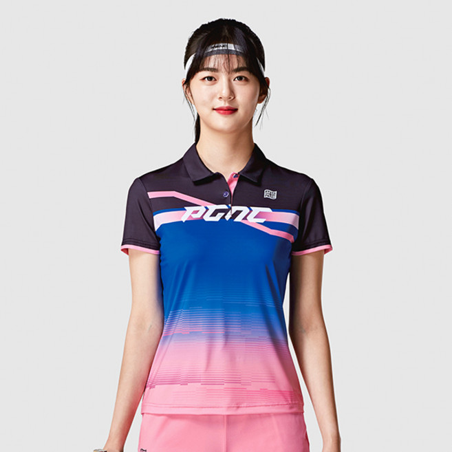 패기앤코 여성용 스포츠 기능성 반팔 카라티셔츠 ST-2601