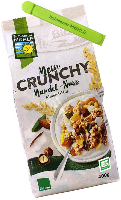 볼제너뮬러 유기농 아몬드 헤이즐넛 크런치 400g, 1개