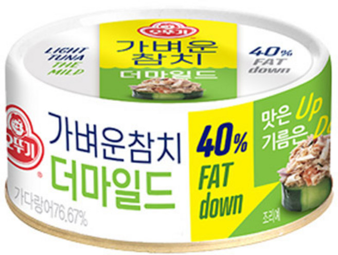 가벼운참치(더마일드) 200G(주)오뚜기, 200g, 1개
