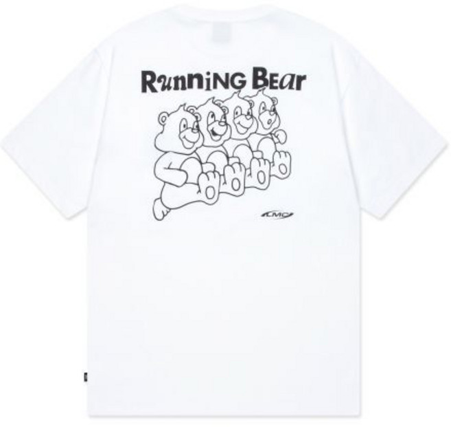 엘엠씨 lmc RUNNING BEAR TEE white