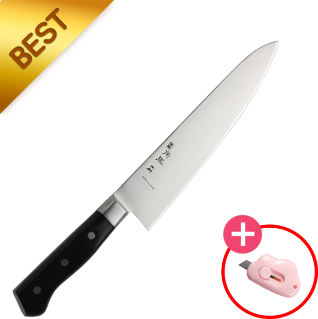 시모무라 각마 우도 210mm 식도 식칼 주방칼 일본칼 명품칼 TU-9004, 1개