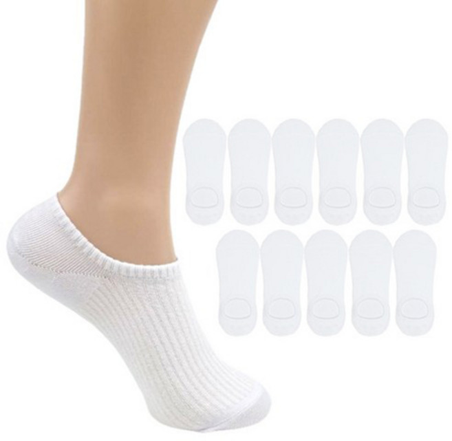 더베이직 여성 국산 골지 페이크삭스 양말 덧신