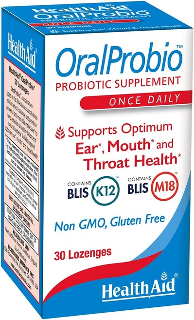 Healthaid 구강유산균 BLIS K12 M18 프로바이오틱스, 1세트, 30정 - 쿠팡