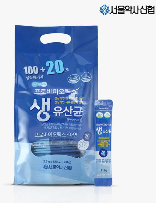 서울약사신협 락토온 프로바이오틱스 생유산균, 2.5g, 120개
