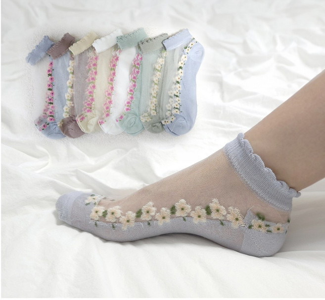 플뢰르 망사 양말