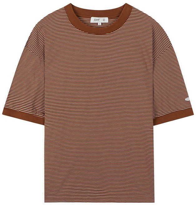 지이크 스트라이프 하프 오버핏 티셔츠_(PIIBD8012)