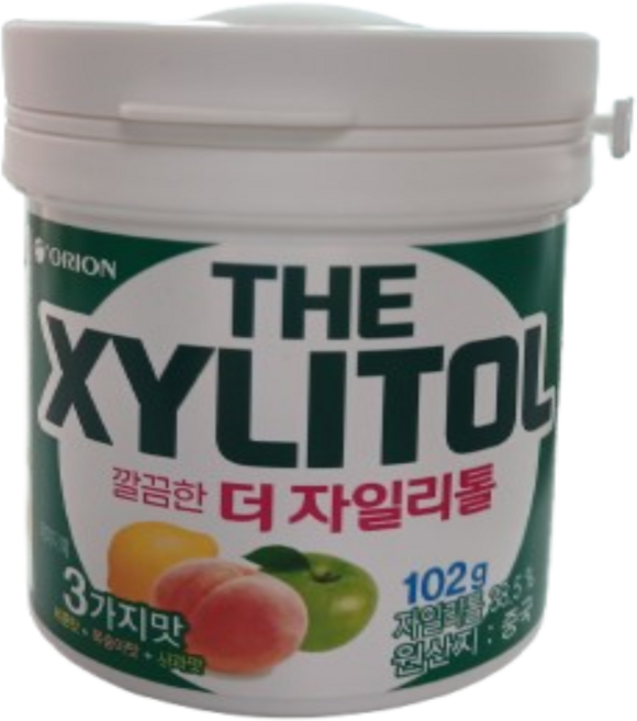 오리온 깔끔한 더 자일리톨, 102g, 1개