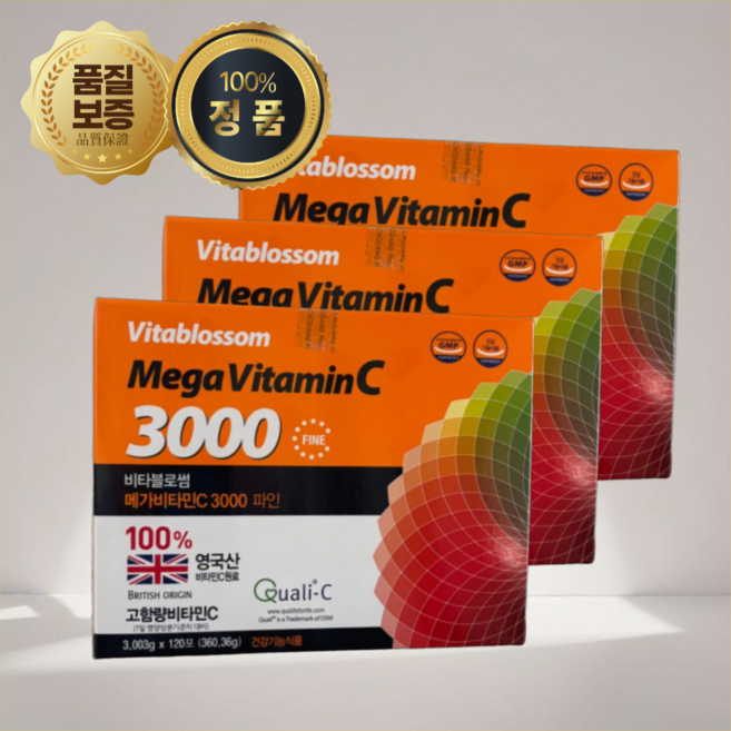 비타블로썸 메가비타민C3000 파인, 3박스