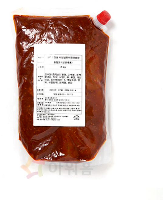 비빔밥용매콤양념장 행복한맛남 비빔밥용 2kg, 1개