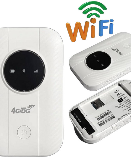 휴대용 4G 5G 및 모바일 카라반 와이파이 여행용 유심장착하는 라우터 초고속, 1개, M5 블랙 아시아
