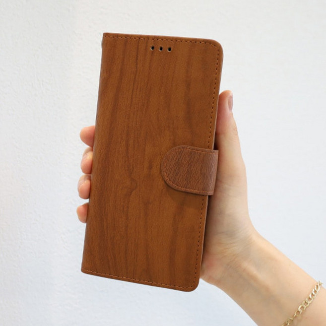 우드 패턴 다이어리 케이스 갤럭시A퀀텀 A716