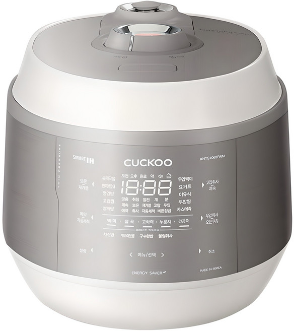 쿠쿠 트윈프레셔 IH전기압력밥솥 10인용, CRP-KHTS1060FWM, 빈티지 화이트