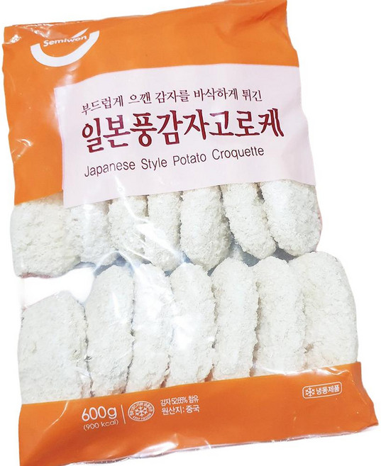세미원푸드 감자 고로케 30gx20개 600g 튀김, 30g, 1개