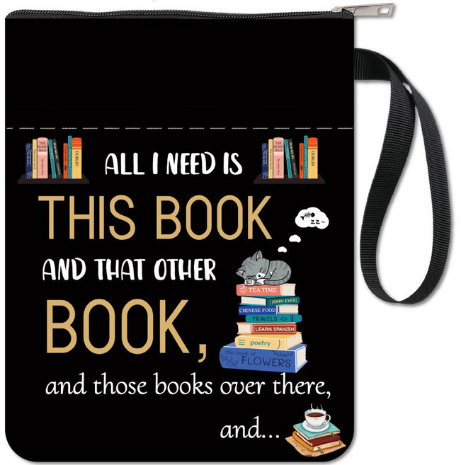 검은 책 소매 꽃 잎 표지 단행본용 보호대 지퍼와 추가 기능이 있는 빨 수 직물, AECH08 00356