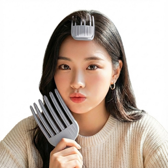 쏘냐도르 뿌리 헤어 볼륨 집게 볼륨핀, 1개, 스카이블루  3날+6날