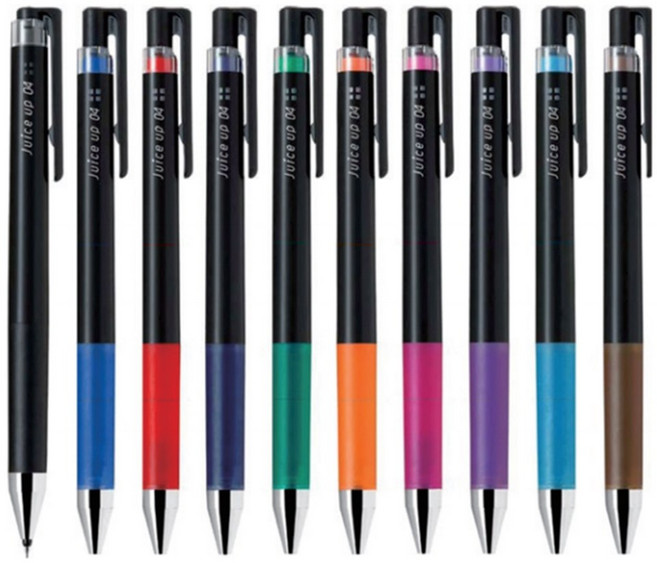 PILOT Juice up 파이롯트 쥬시업 볼펜 쥬스업 0.3 0.4 0.5 mm, 0.4mm 블루블랙 5개