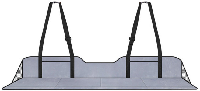 투데이리빙 프리미엄 뒷좌석 접이식 확장 차박 매트 차량용 평탄화 보드 차박용 용품 suv 승용차 차박용품 차량 캠핑 차량용품, 1개, 그레이