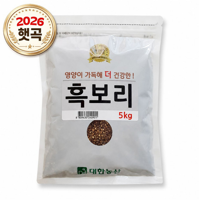 대한농산 국산 흑보리 5kg, 1개