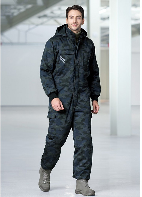 지벤 ZB-S1896 일체형 정비복/스즈끼 카키색, 1개, 카키