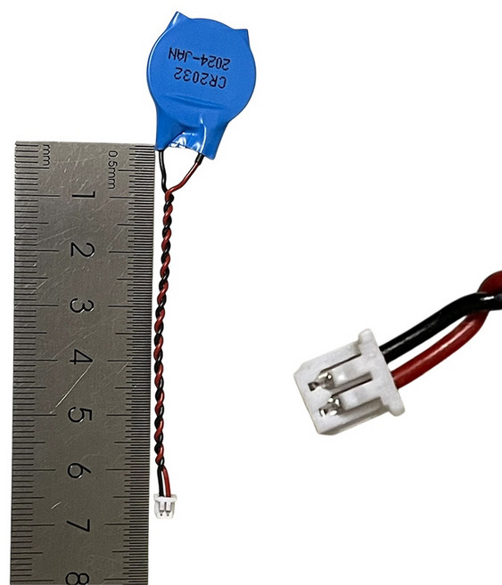 CR2032 帶線帶PIN鈕扣電池, 1個, CR2032帶線帶PIN電池,未達賣場低消不出