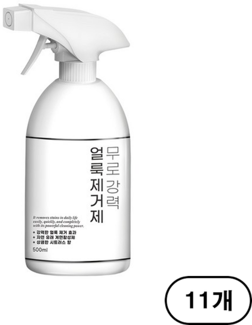 무로 강력 얼룩제거제, 500ml, 11개