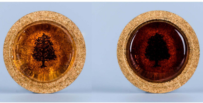 NEW 비올라 멜로스 코르크케이스 송진, 다크 (라지), 1개