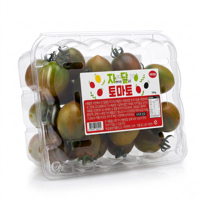 스테비아방울토마토 토마토 자달 스윗 토망고 설탕 단 레드500g, 1개, 500g