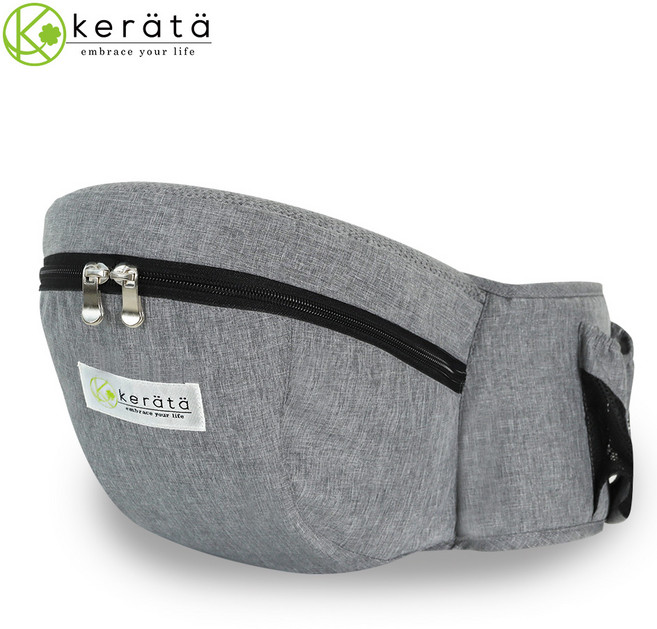 케라타 가성비 Hip Go 3way 아기띠 힙시트 초경량 허리보호대 쿠션 채용, 그레이