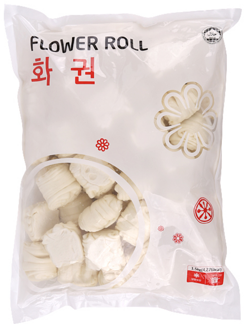 랜시푸드 청도 화권 1.5KG 꽃빵 중식 고추잡채빵 튀김빵, 30개