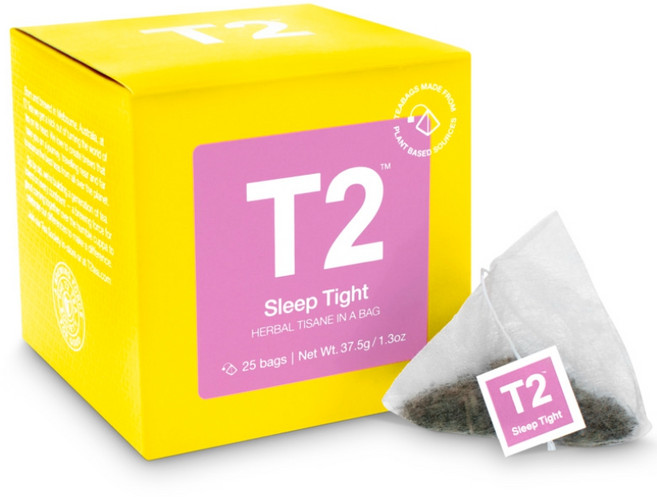 호주 T2 슬립타이트티백큐브25팩 Sleep Tight Tea Bag Cube 25 pack, 37.5g, 25개, 25개입