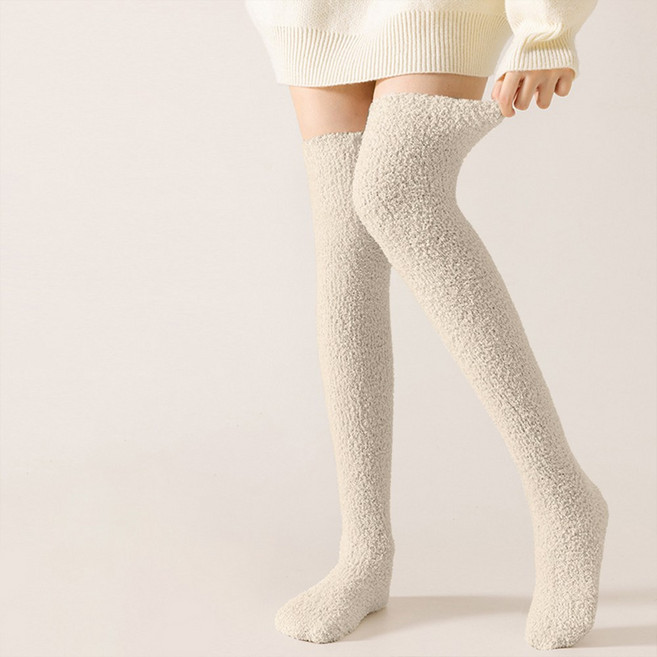 수족냉증 기본 롱수면양말 무압박 임산부양말 한파 데일리니삭스 스타킹