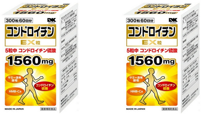 일본 콘드로이친 EX 1560mg 관절 영양제 300정 2box, 2개