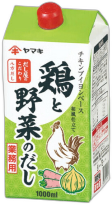 야마끼 야채 치킨스톡 백년기업 / 일본 현지의 맛 그대로, 1개, 1L