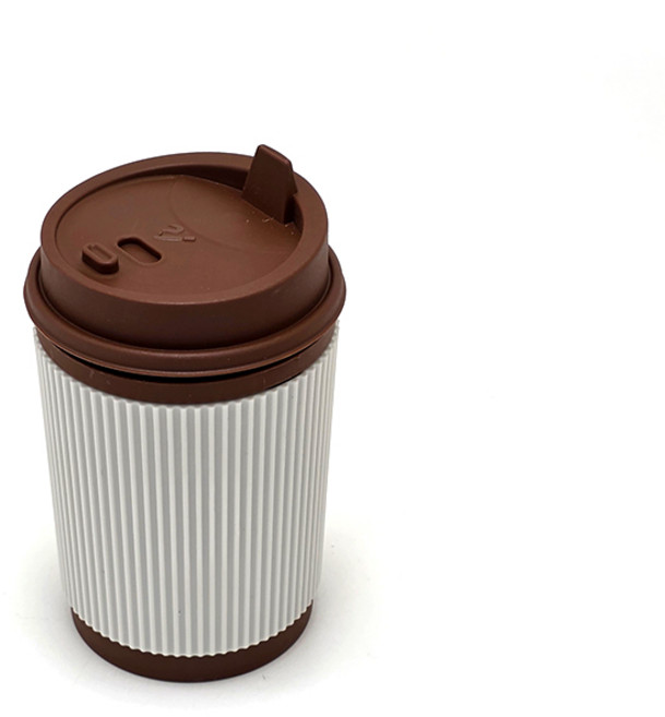 드라이브원 차량용 LED 텀블러 재떨이 자동차 냄새차단, 1개, 텀블러 라이트그레이