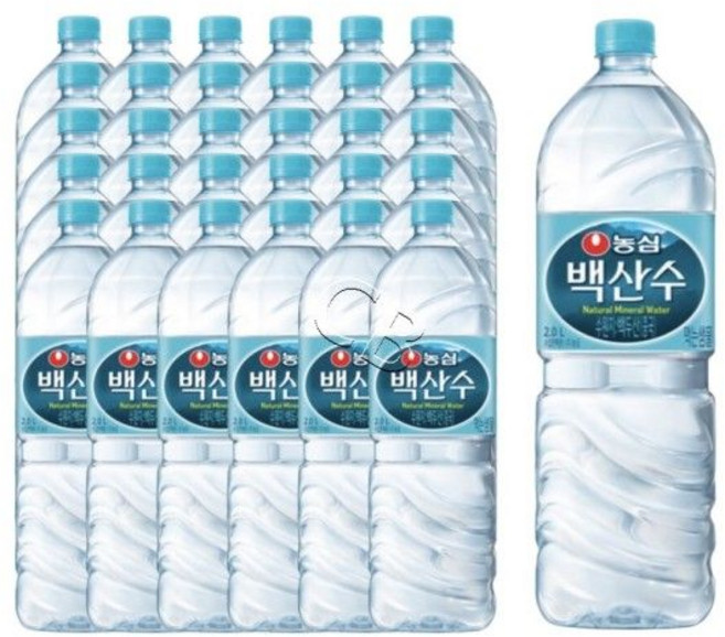 농심 테온셀 백산수 생수 2L 30병