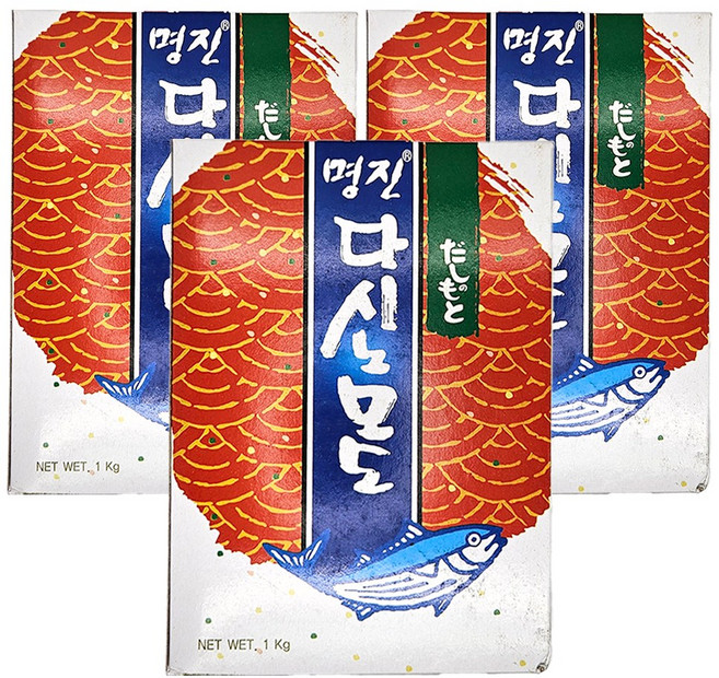 명진 다시노모도 혼다시 1kg, 3개
