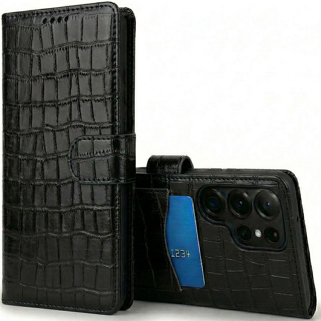 우리미라클 크로커스 백포켓 다이어리형 핸드폰케이스