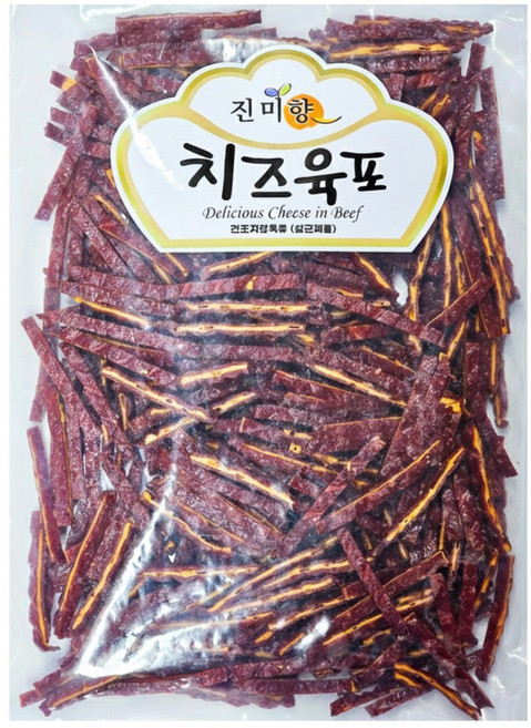 진미향 치즈육포 1kg 대용량 업소용, 1개