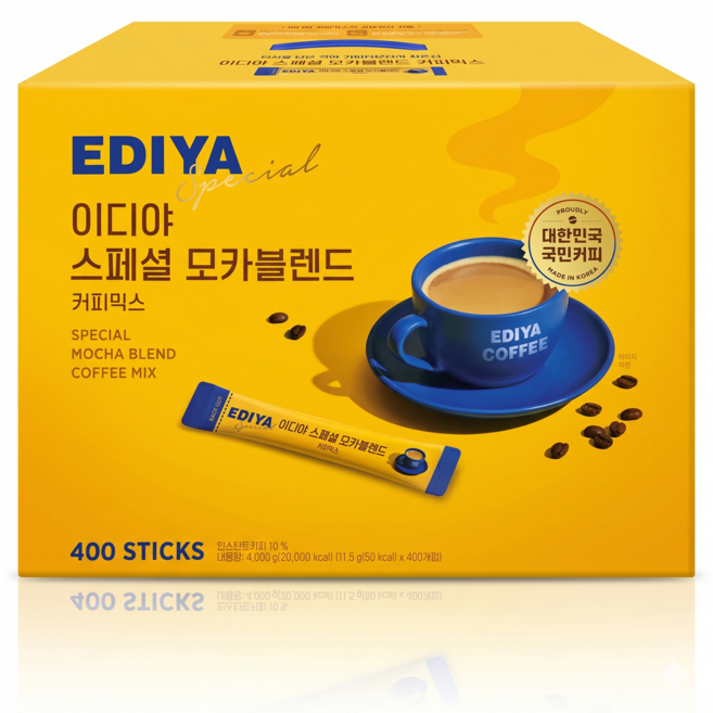 이디야 스페셜 모카블렌드 커피믹스, 11.5g, 400개입, 1개