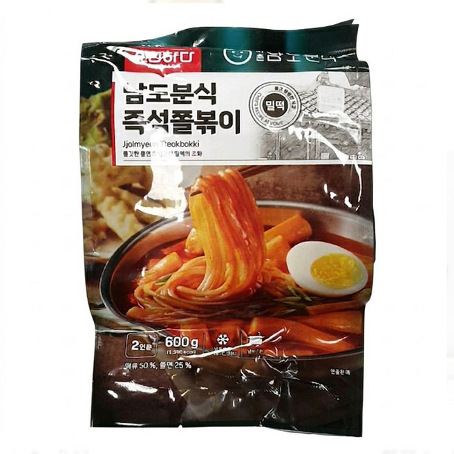 요리하다 남도분식 즉석쫄볶이, 1개, 600g