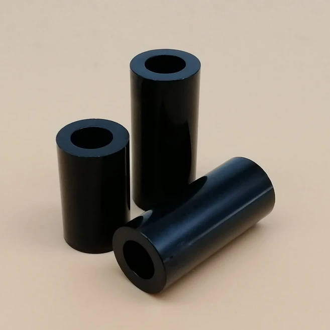 50pcs M3 M4 M5 M6 M8 ABS 나일론 스레드 스페이서 없음 중공 원형 스탠드 오프 와셔 지원 PCB TV 검정 흰, 04 M6 ID6.2mm OD11mm, 01 Black, 09 5mm