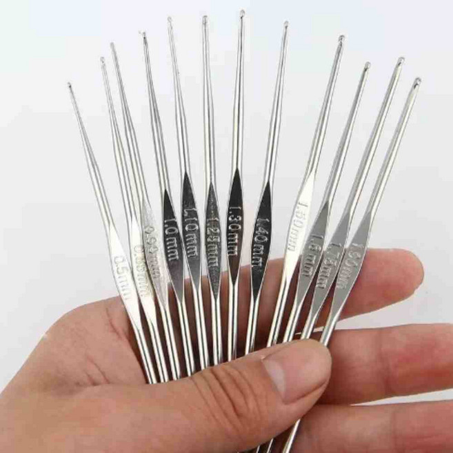 코바늘 세트 16종 뜨개질 바늘 모음 0.5~3.0mm opp포장