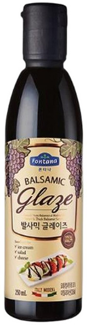 샘표 폰타나 발사믹 글레이즈 250ml 발사믹식초 본연의맛 깊은풍미 연어샐러드소스, 1개