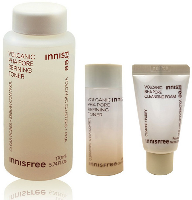 이니스프리 화산송이 파하 모공 매끈결 토너 170mL+(토너25ml+폼30g증정), 1, 170ml, 170ml, 1개