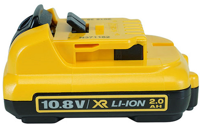 정품 디월트 DCB127 배터리 10.8V2.0AH DCF815/801/601 DCD710/701/706 DCS353/312/310 전용 밧데리, 1개