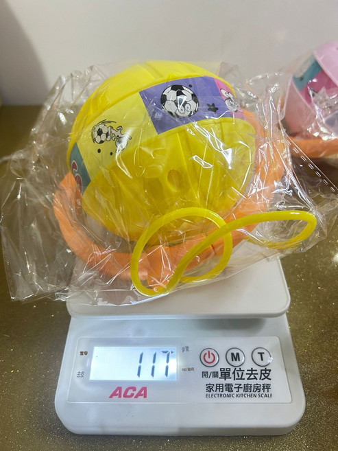 DFMEI 【摔不破】兒童感統訓練益智玩具戶外親子陪伴發光甩腳跳跳球, 1個, 黃色-發光-新升級-117g