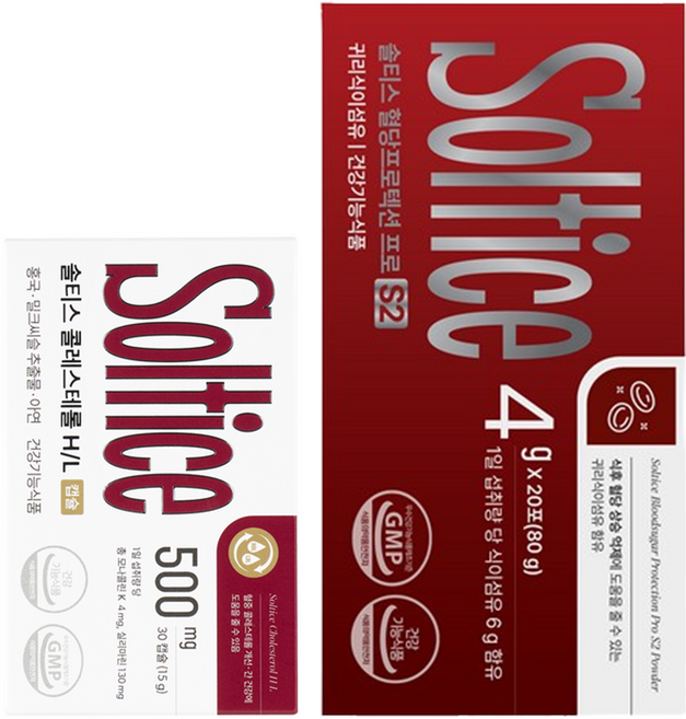 솔티스 혈관 클리어 세트 콜레스테롤 혈당 개선, 95g, 1세트