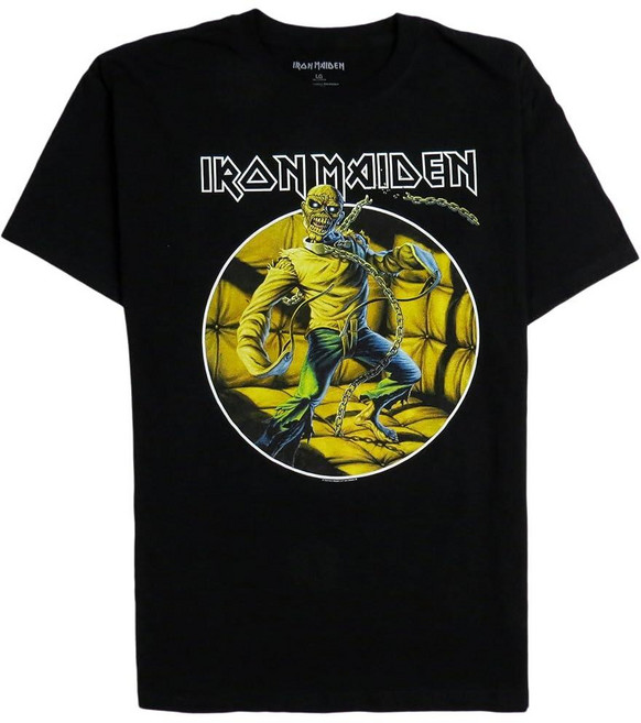 Iron Maiden 그래픽 티셔츠 Sj 블랙